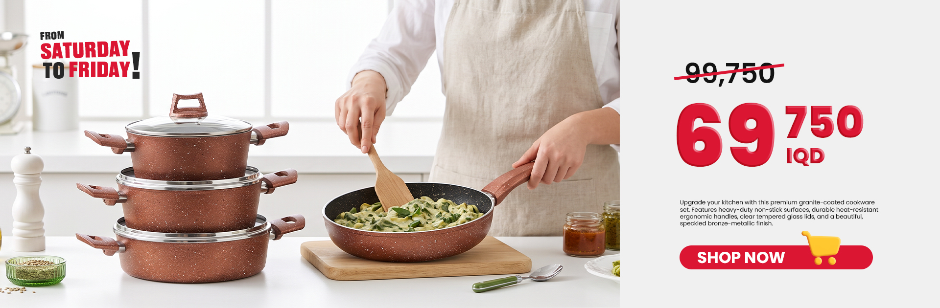 Mehtap Cookware Set 7 Piece