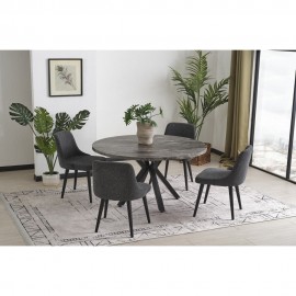 مێزی بازنەیی 125 سم - کۆزمۆس+ڕەش