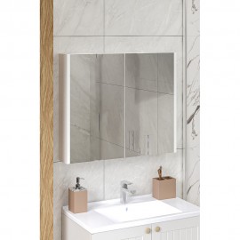 کابینەی مۆدیۆلی سەرەوە بە ئاوێنەی گەرماو 80*68*14 سم