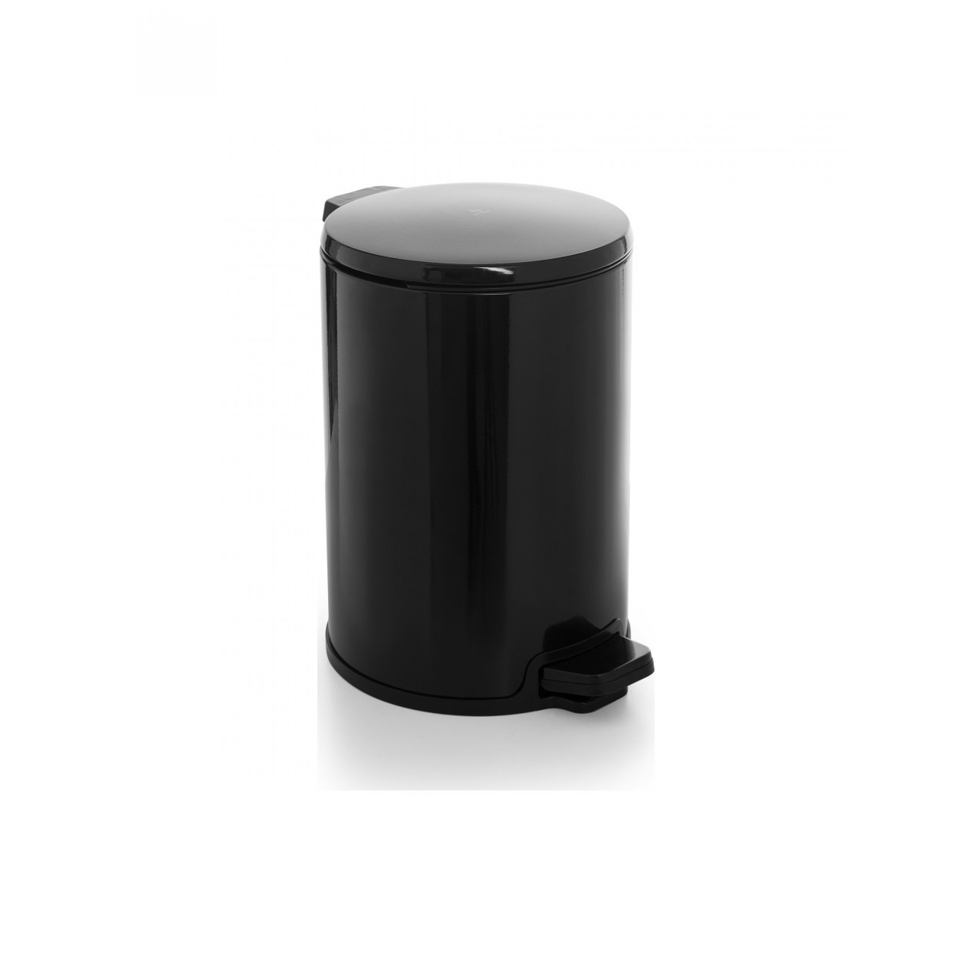 سەبەتەی زبڵدانی بە پێدان 12 لیتر; ڕەش