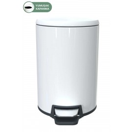 سەتڵی خۆڵی پایدەردار لەگەڵ سەبەتەی ناوەکی ١٢ لیتر سپیی Cigo