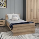 تەختی نوستن تاک 120*200 سم - دار بەڕوو و یاقوت