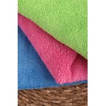 قوماشی پاککردنەوەی مایکرۆفایبەر سادە 3 پارچەیی 35*35 سم