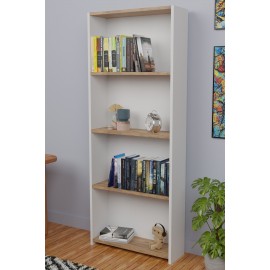 کتێبخانەی 5 ڕەفە؛ سپی/سنەوبەری