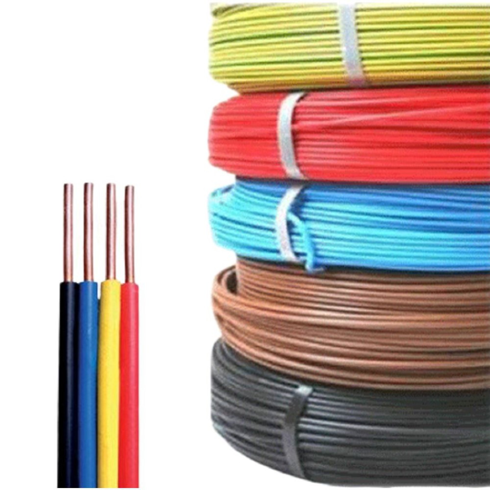 کێبڵی تاکی ڕەق NYA 1×1.5 ملم² (بە مەتر)