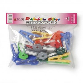 جلگرەی نەخشداری پلاستیکی ١٨ دانەیی