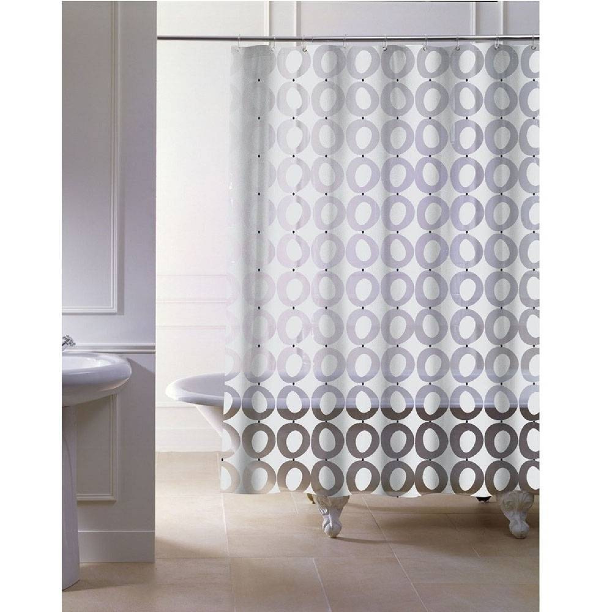 Pvc پەردەی (١٨٠*٢٠٠ سم)ی جووتی نیو مانگ