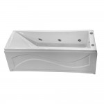 جاکوزی 6 ​​جێت + پێ + پانێڵی لایەنی + سیفۆن 70*170 سم 