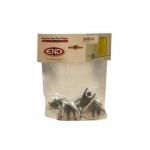 رەفی شووشەی بچووک وداری کلێپسی رەنگی ​ساتین ١٤٠٧٥١٠٠