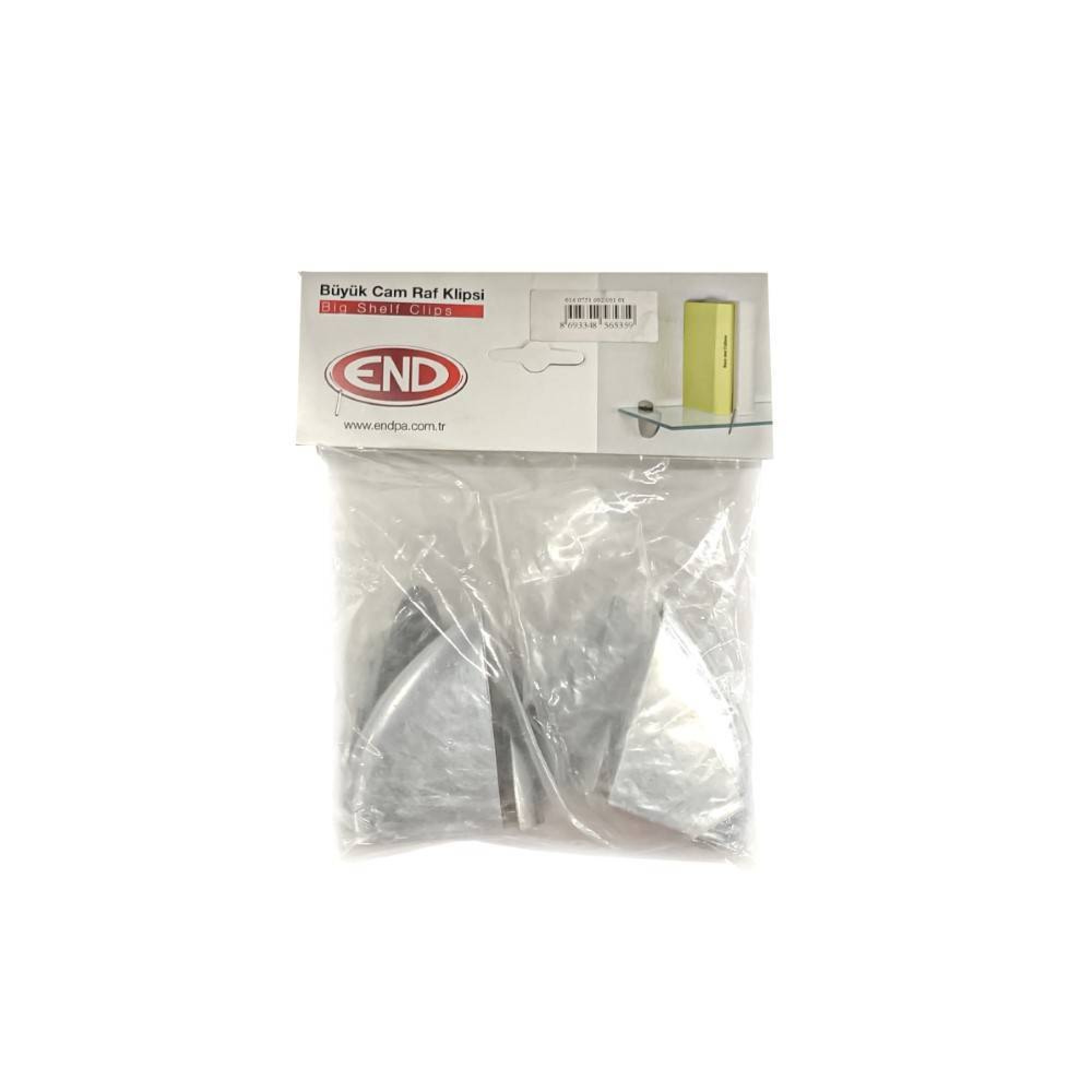 رەفی شووشەی گەورە وداری کلێپسی ​نیکل