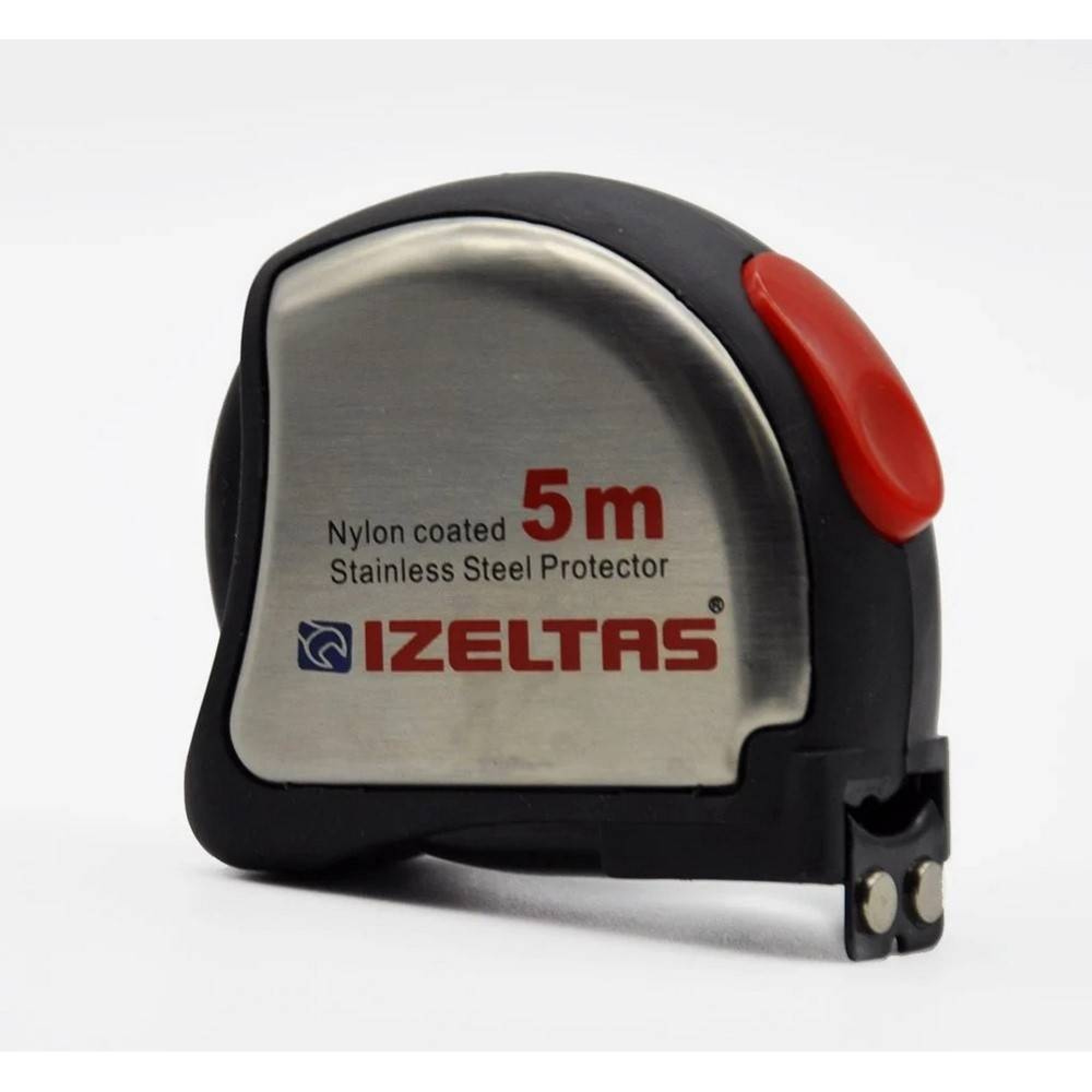 مەترەی شریتی کرۆم لەگەڵ ڕاگری 5 متری