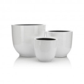 No:4 ئینجانەی گڵی ساردونیای ئەکریلیکی سپی