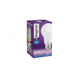 گڵۆپی لێدی A60 جەستەی پلاستیک 9 واط E27 ڕووناکی سپی 6500K - BA13-00923