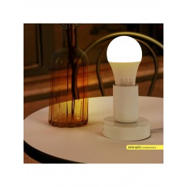 گڵۆپی لێدی A60 جەستەی پلاستیک 12 واط E27 ڕووناکی زەرد 3000K - BA13-01220