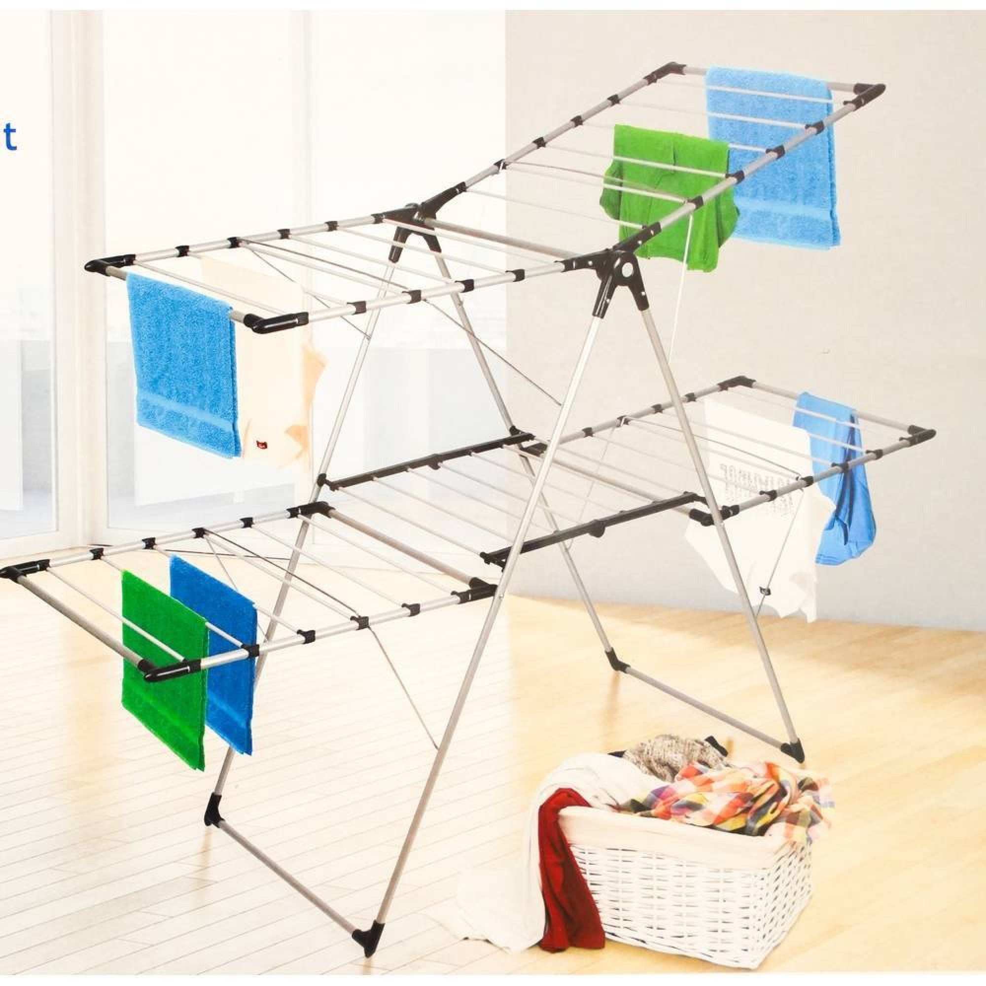 تەنافەی وشککەرەوەی جل و بەرگی ئەلەمنیۆمی توینگۆ