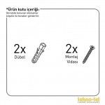 ڕەفەی سووچی گەرماوی ئیکۆنۆمیکی کرۆمی ١ قات