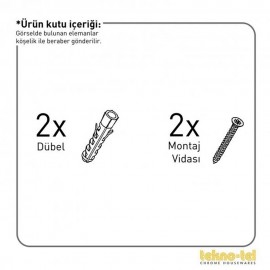 ڕەفەی سووچی گەرماوی ئیکۆنۆمیکی کرۆمی ١ قات