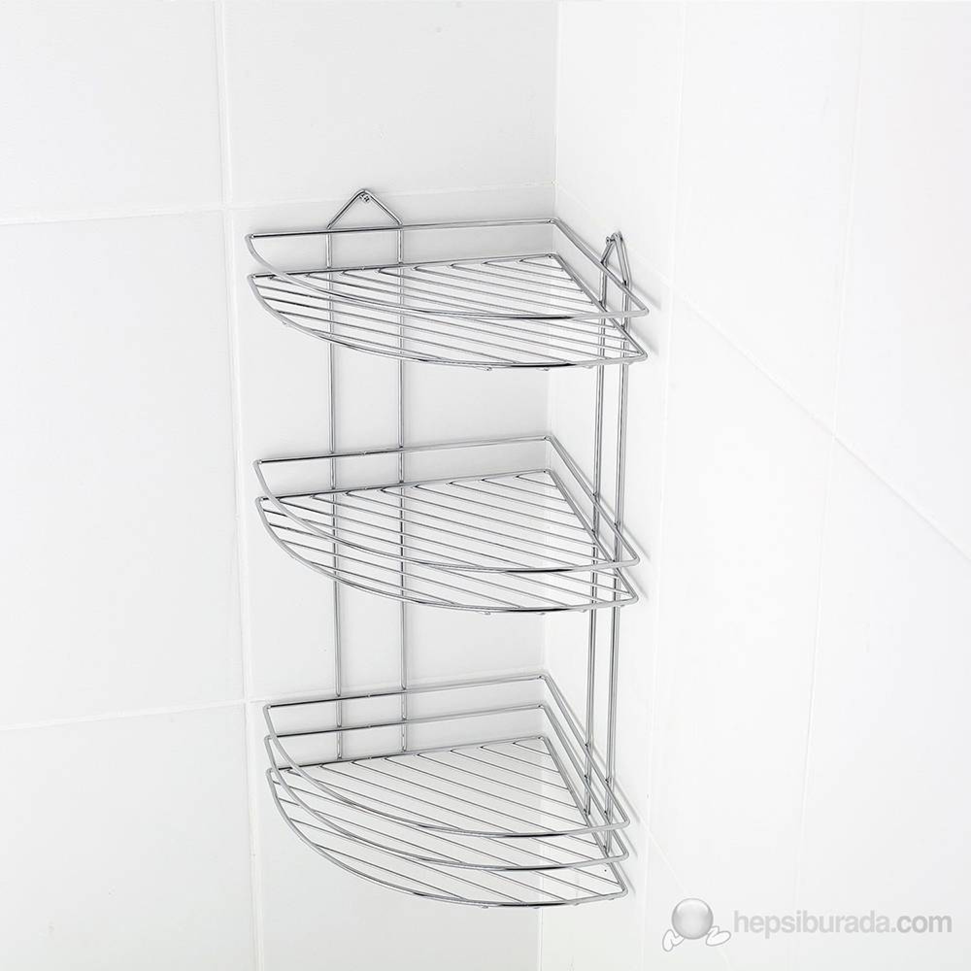 ڕەفەی سووچی گەرماوی ئیکۆنۆمیکی کرۆمی ٣ قات