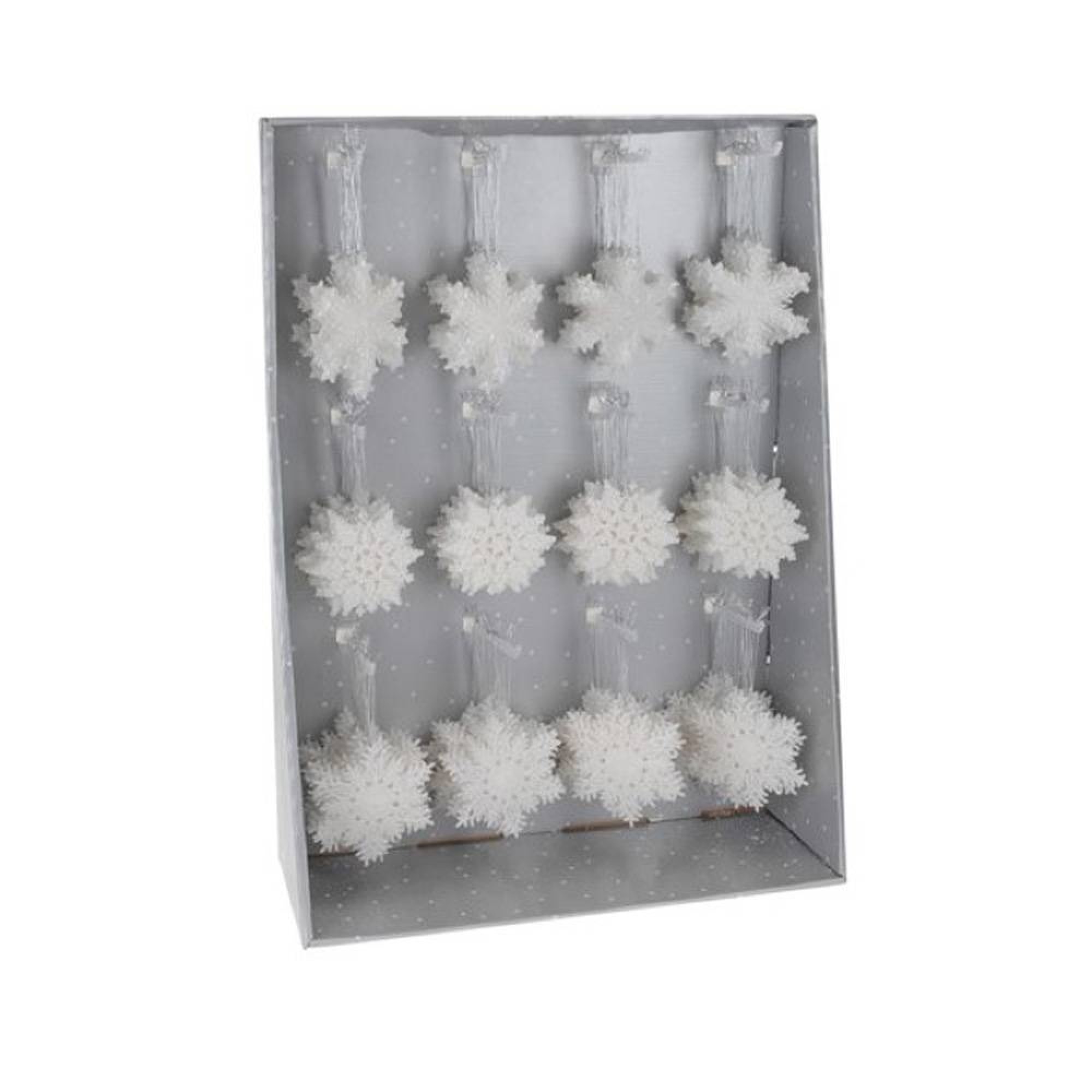 ڕازێنەرەوەی بریقەداری داری سەری ساڵی سپیی (١٠ سم)