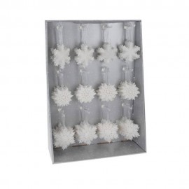 ڕازێنەرەوەی بریقەداری داری سەری ساڵی سپیی (١٠ سم)