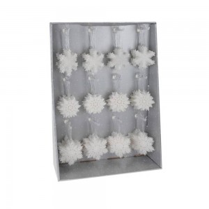 ڕازێنەرەوەی بریقەداری داری سەری ساڵی سپیی (١٠ سم)