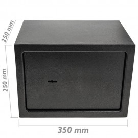 قاسەی پۆڵا 170*230*170 ملم؛ ڕەش - 17EF