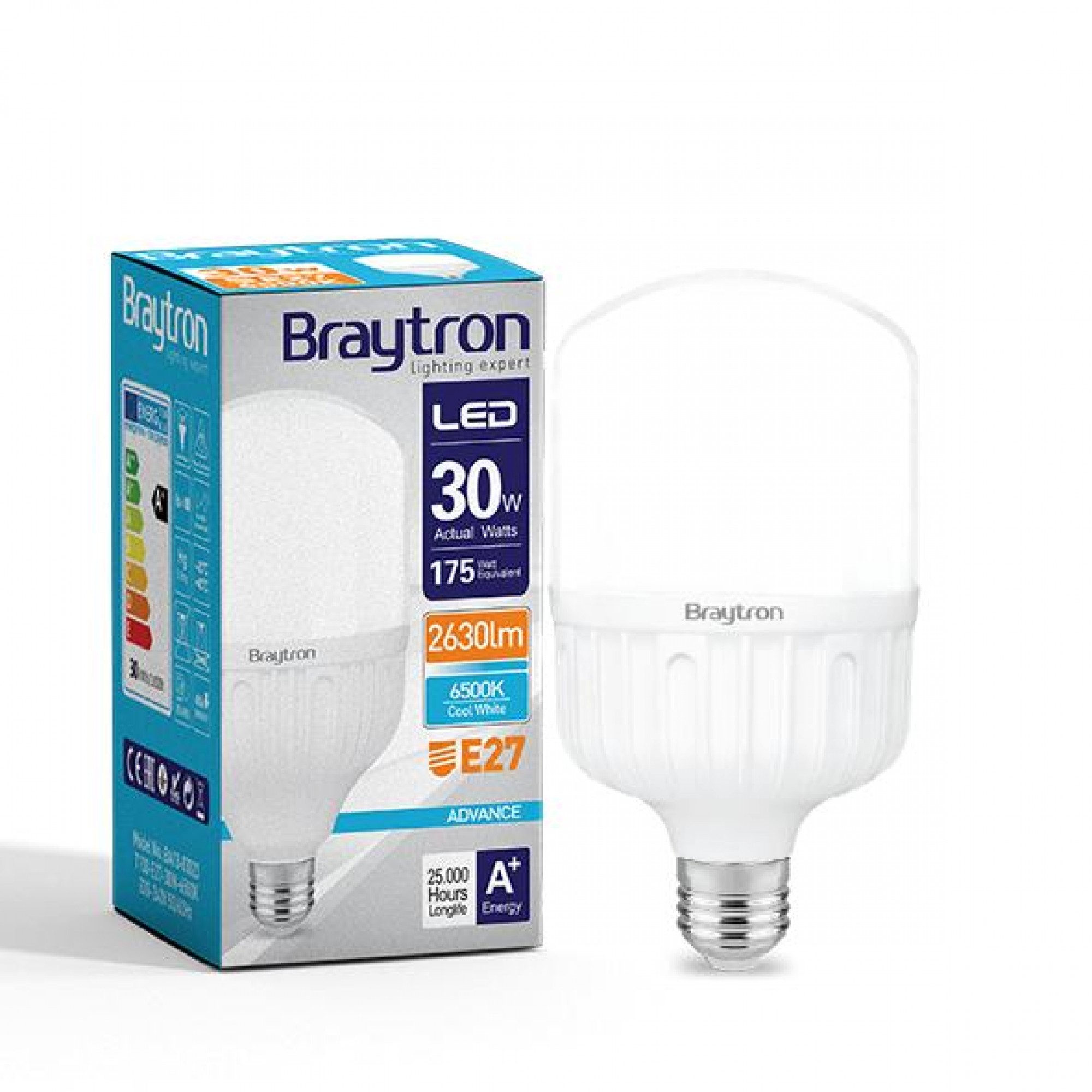 گڵۆپی لێدی 30 واط E27 ; ڕووناکی سپی 6500K - BA13-03023