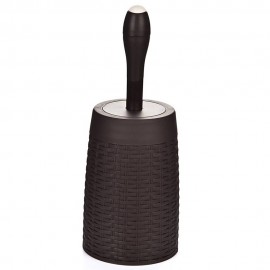 فڵچەی تەوالیتی قاوەیی پلاستیکی Rattan Roll