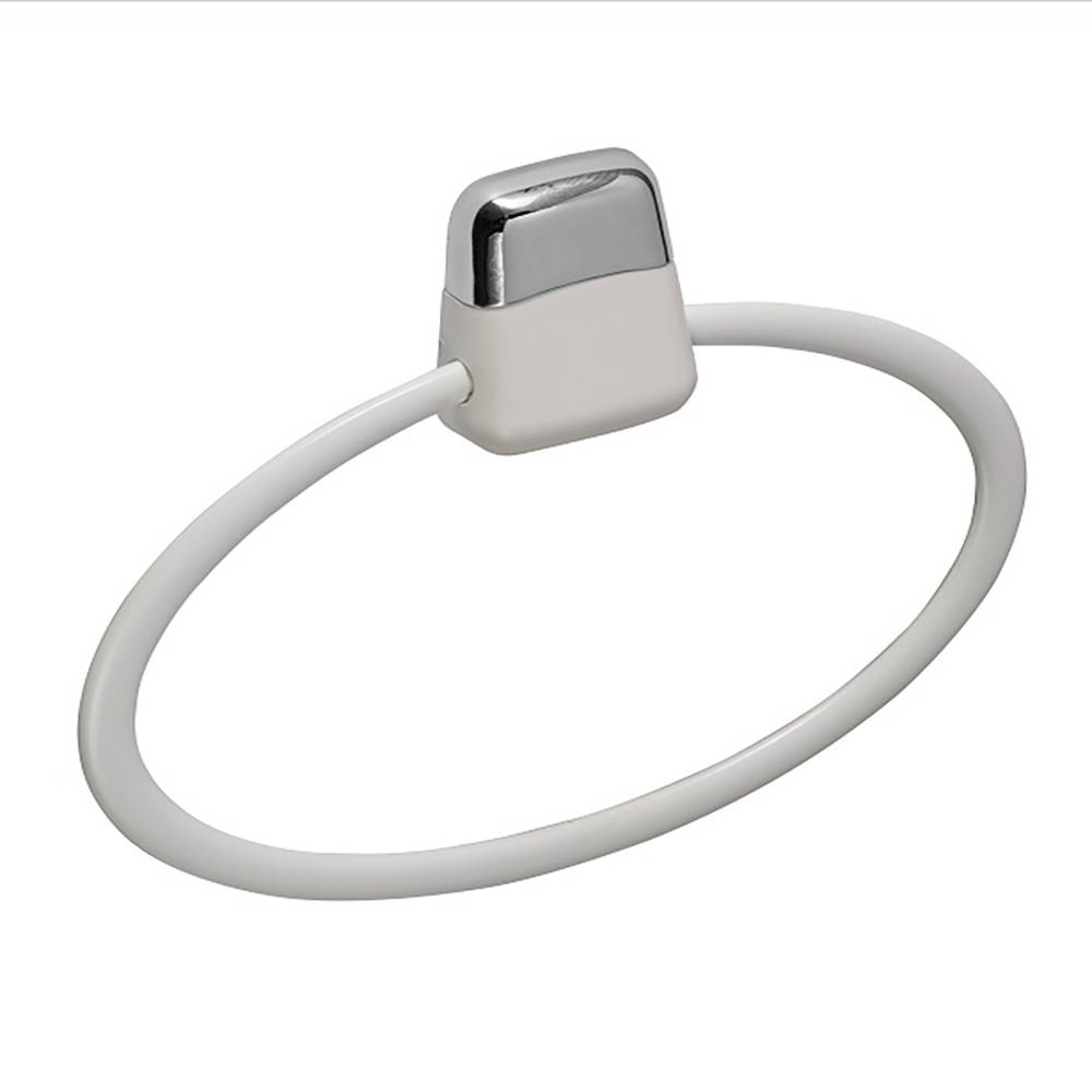 جێی هەڵواسینی خاولی بازنەیی سپیی پلاستیکی Prımanova