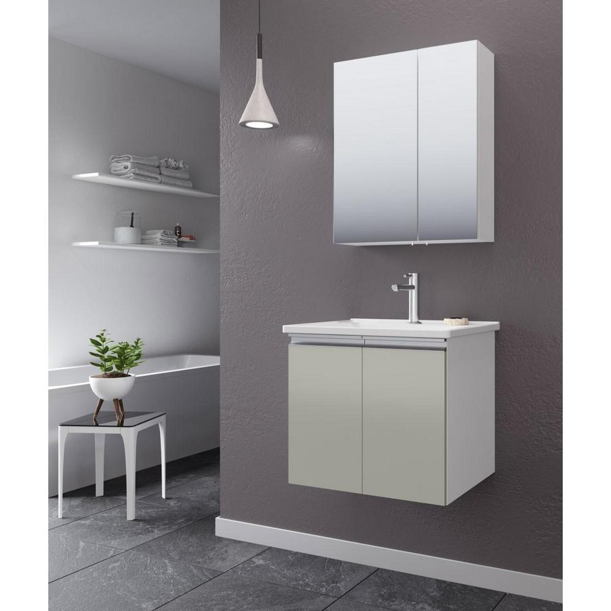 سێتی کابینەی گەرماوی تێرمی 80 سم ; کاشمیر
