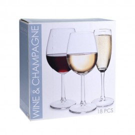 سێتی شەراب و شەمپانیا (١٨ دانە)