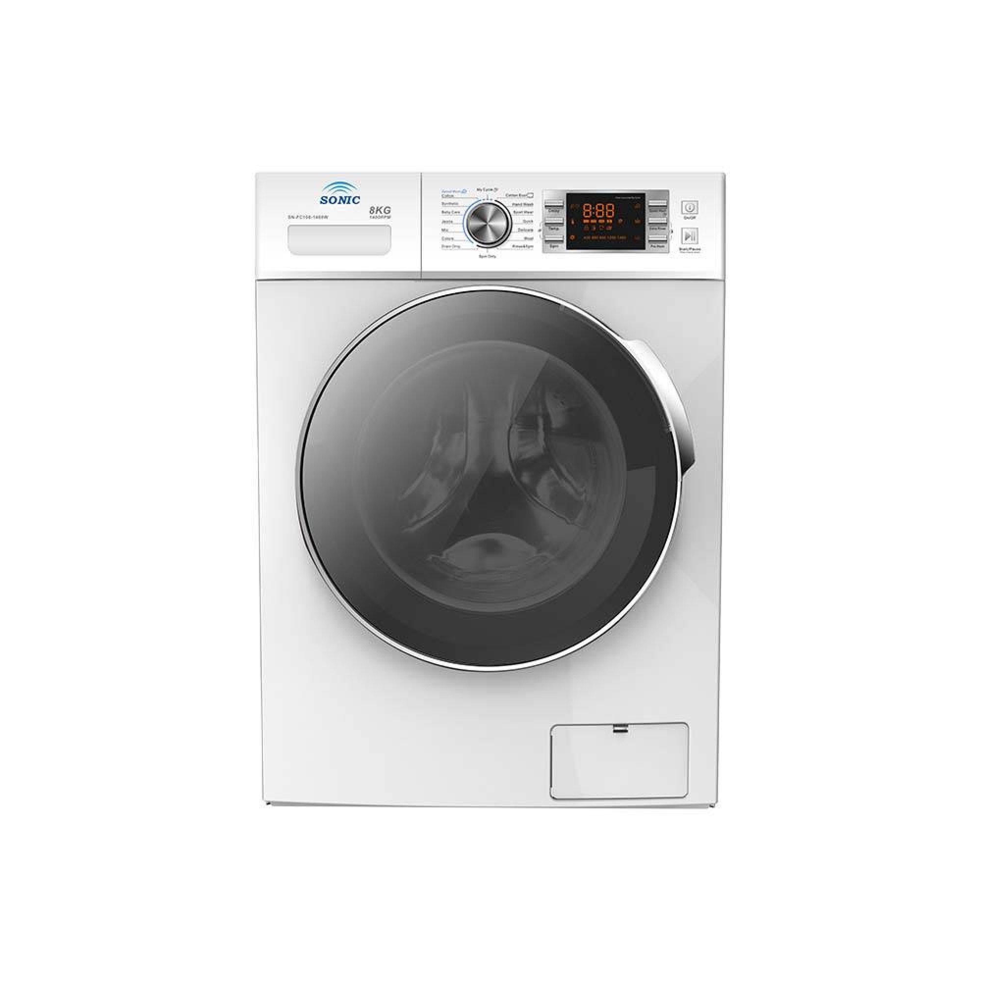 ئامێری جلشۆر ئۆتۆماتیکی 8 کگم 1400 خول - SN-FC100