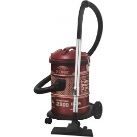 گسکی کارەبایی 21 لیتر 2200 وات - سوور - ڕەش - زیوی 