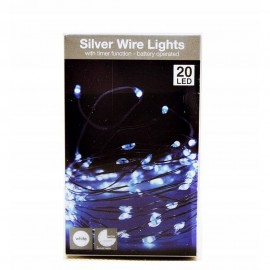 وایەری زیویی سپیی (٢٠ لید) و تایمەر