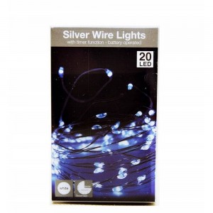 وایەری زیویی سپیی (٢٠ لید) و تایمەر