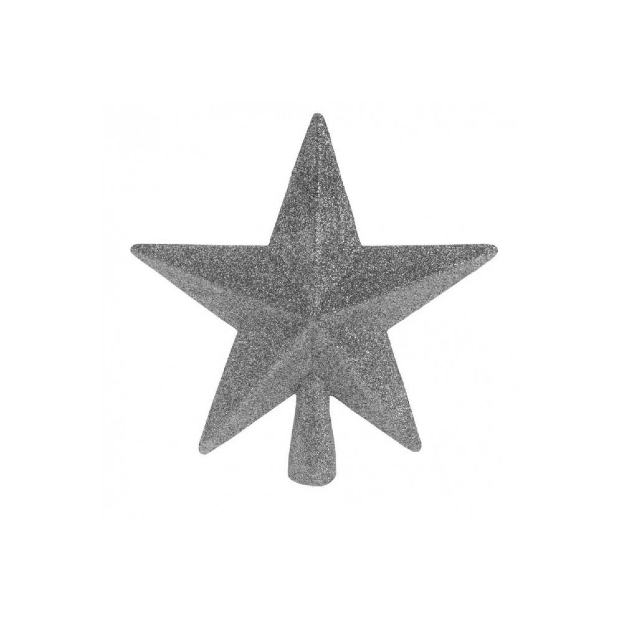 ئەستێرەی سەر داری زیویی (١٩ سم)