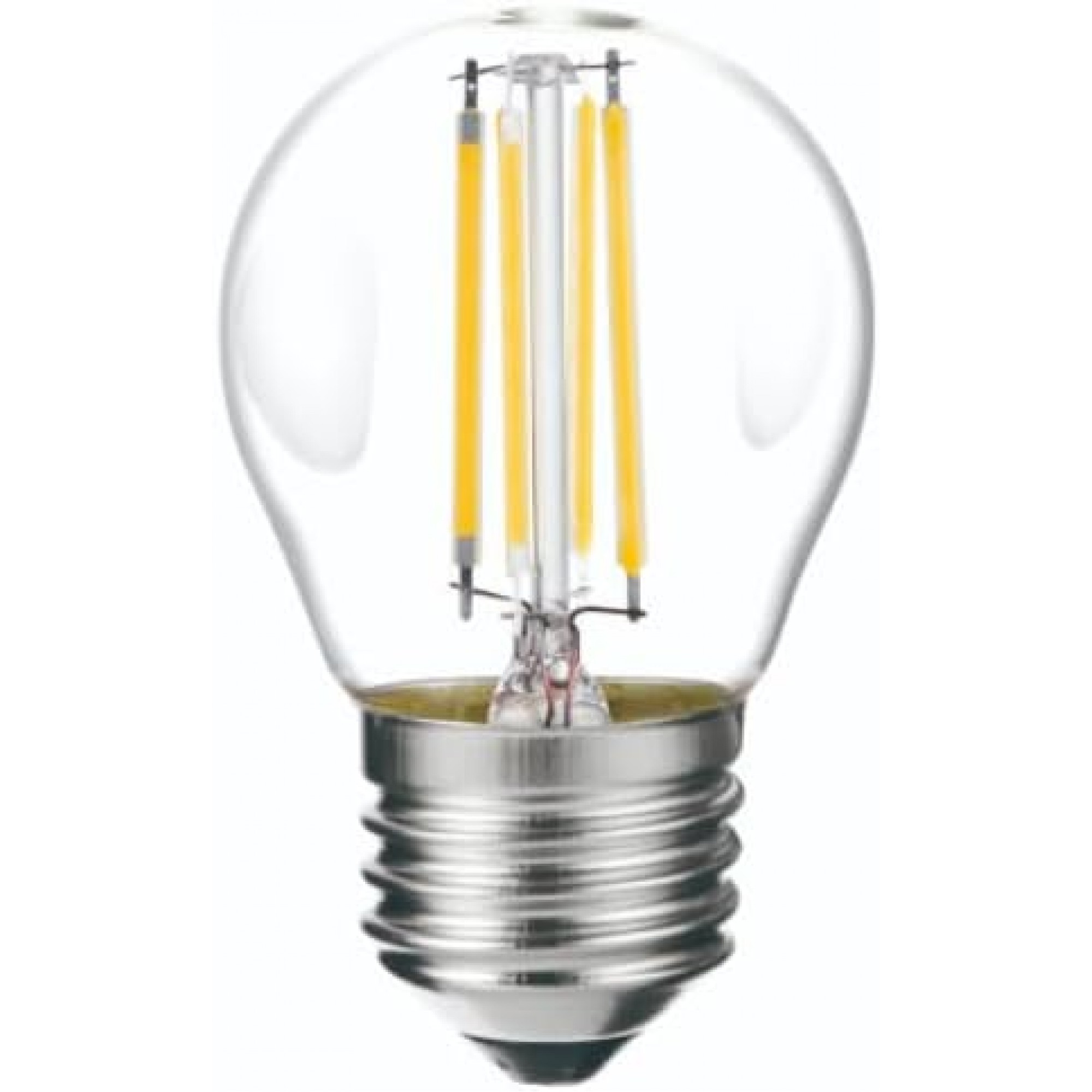 گڵۆپی لێدی تۆپی بچووک G45 شووشەی ماتی 4 واط E27 ; ڕووناکی سپی 6500K - BA37-30423