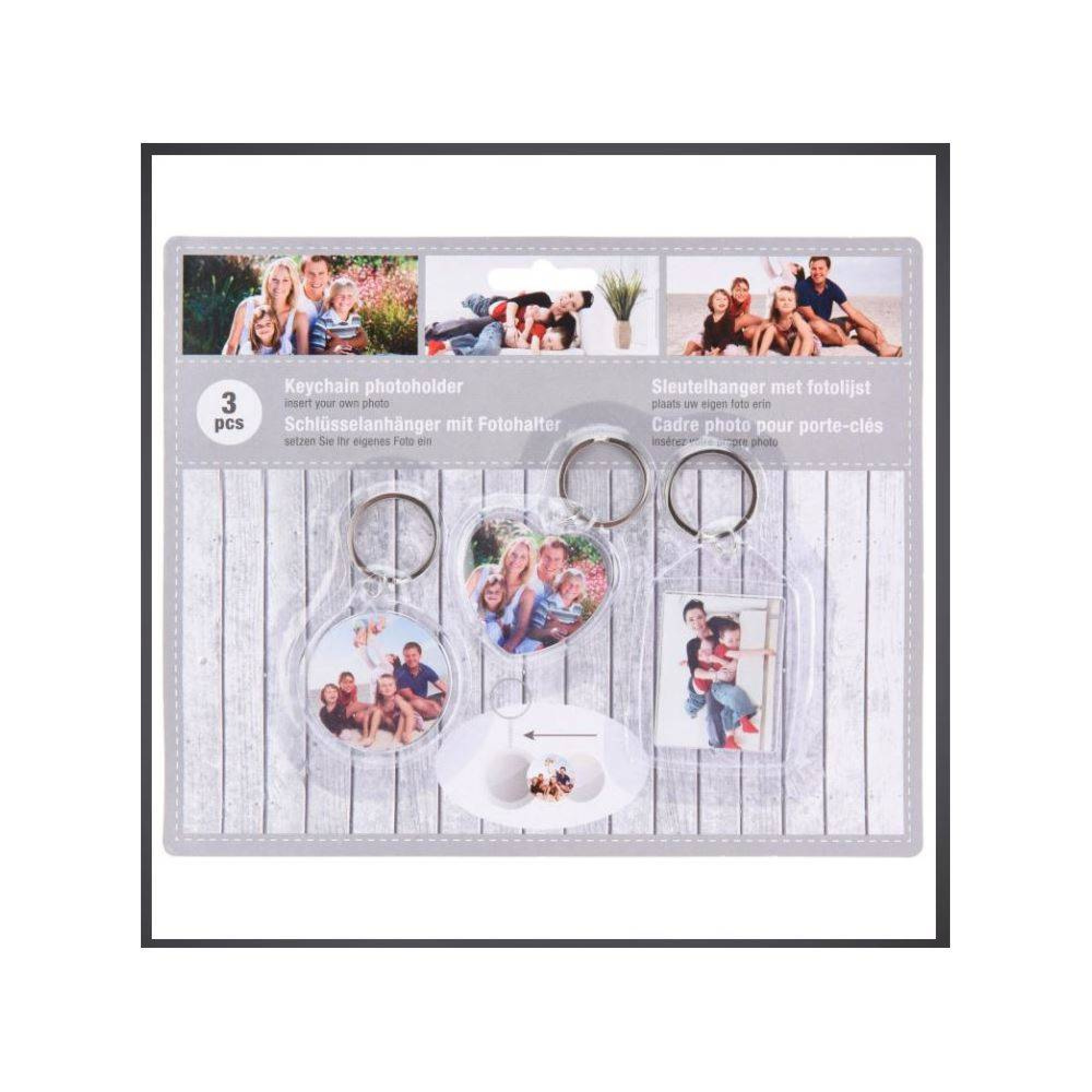 سێتی زنجیری کلیلی (٣ دانە) (٣ شێوە)