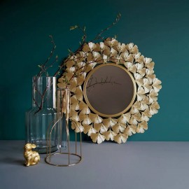 ئاوێنەی چوارچێوە کانزای ئاڵتونی