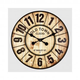 کاتژمێری دیواری گالاکسی بە چوارچێوەی کانزای ڕەنگی سپی 50 سم