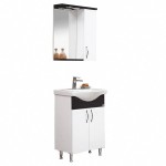 دۆلابی حەمام جۆری پێدرا ٥٥ سم؛ ڕەشی مرواری