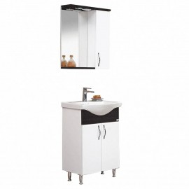 دۆلابی حەمام جۆری پێدرا ٥٥ سم؛ ڕەشی مرواری