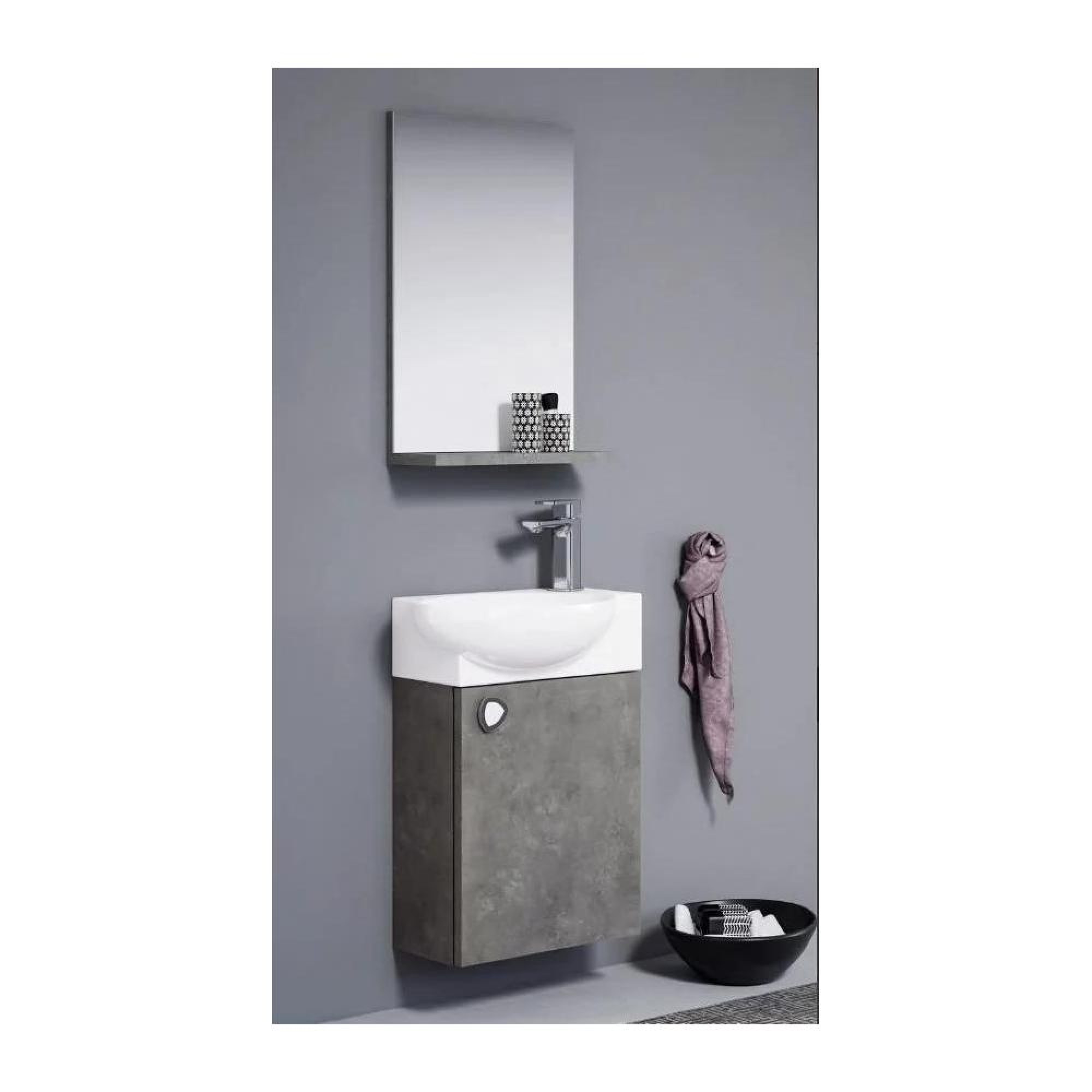 سێتی دۆڵابی گەرماو جۆری ڕیڤا ڕیترۆ 45 سم - زیوی