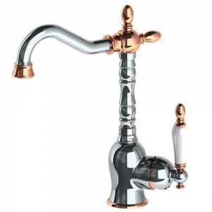 خەڵاتەی دەستشۆری یەک پارچەی کلاسیکی کرۆم-ڕۆز گۆڵد