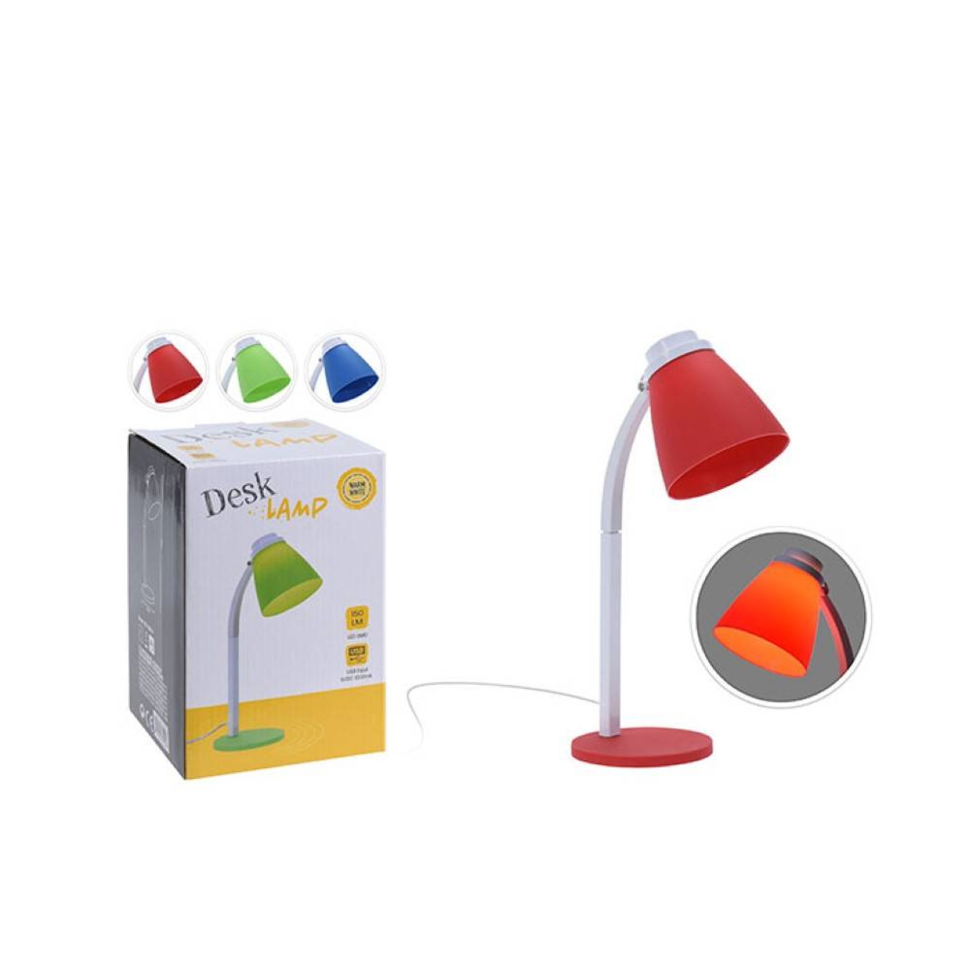 رووناکی مێز لەگەڵ لید ٣ پارچە CLR