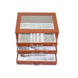 سێتی کەوچک و چەتاڵی سەتەن 89 پارچە لەگەڵ سندووق - 45117