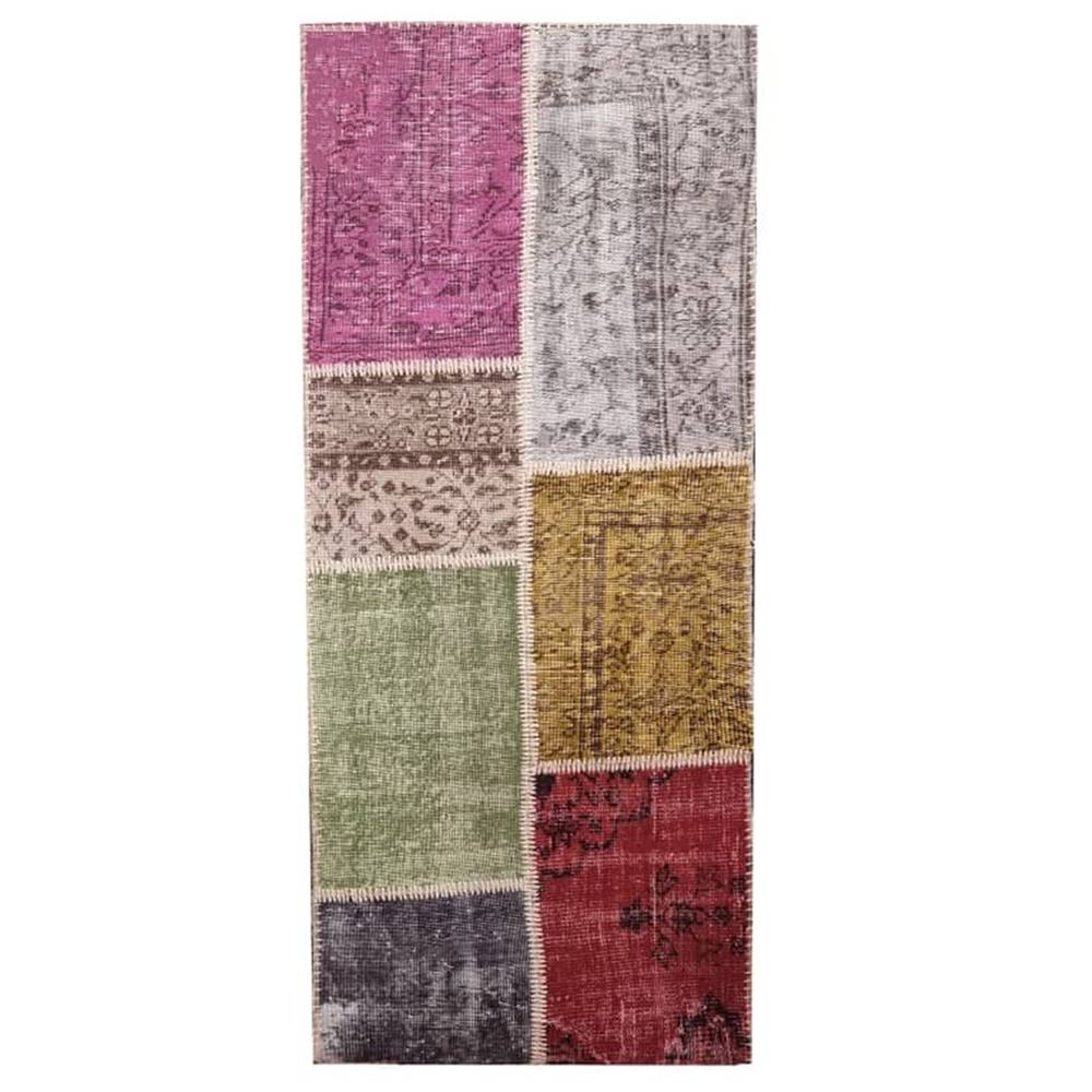 فەرشی کاری پینە پینەی ڕەنگاوڕەنگی (٨٠*١٥٠)ی Lıvıadora