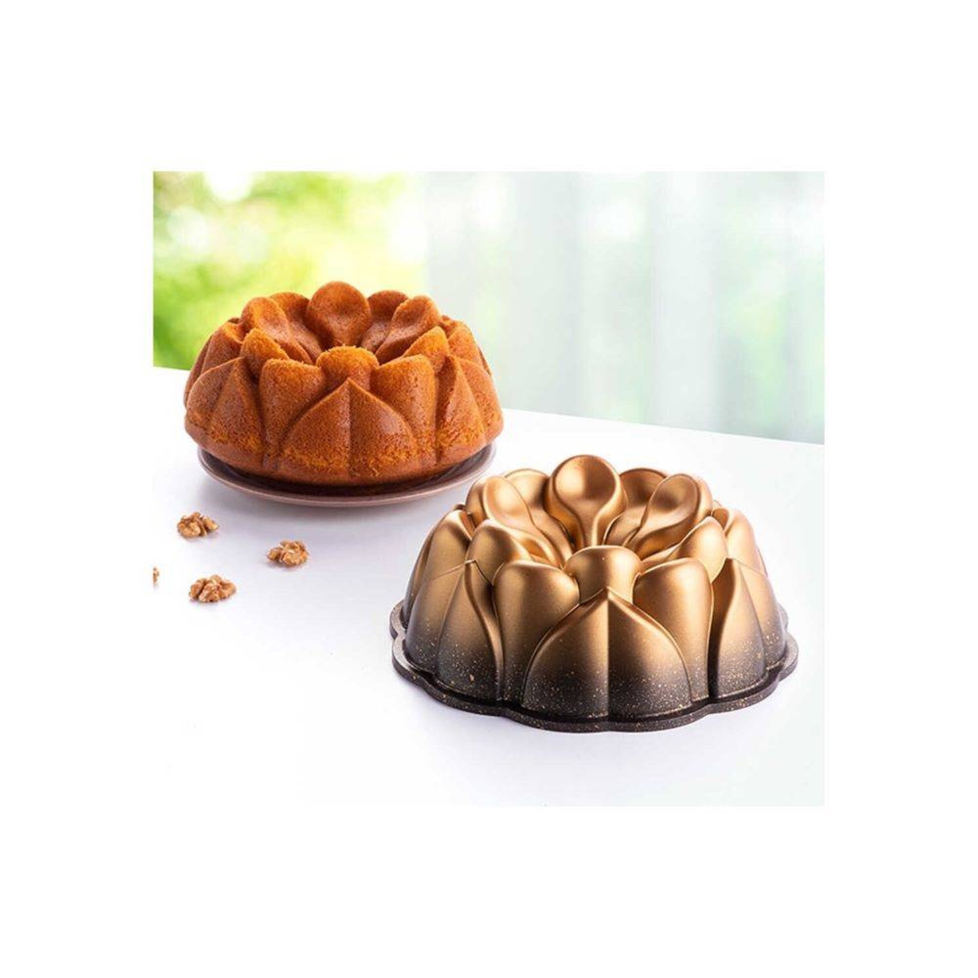 قاڵبی کێکی ئاڵتونی (26سم)ی Begonya