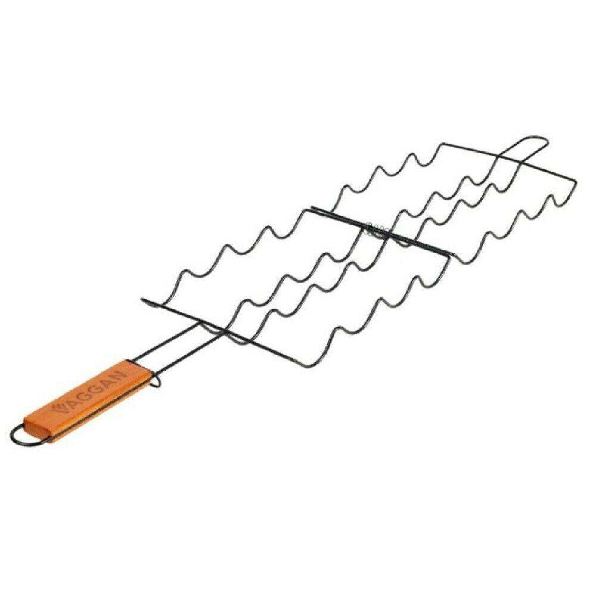 ڕەفەی برژاندنی باڕبێکیوی بێچیلکە