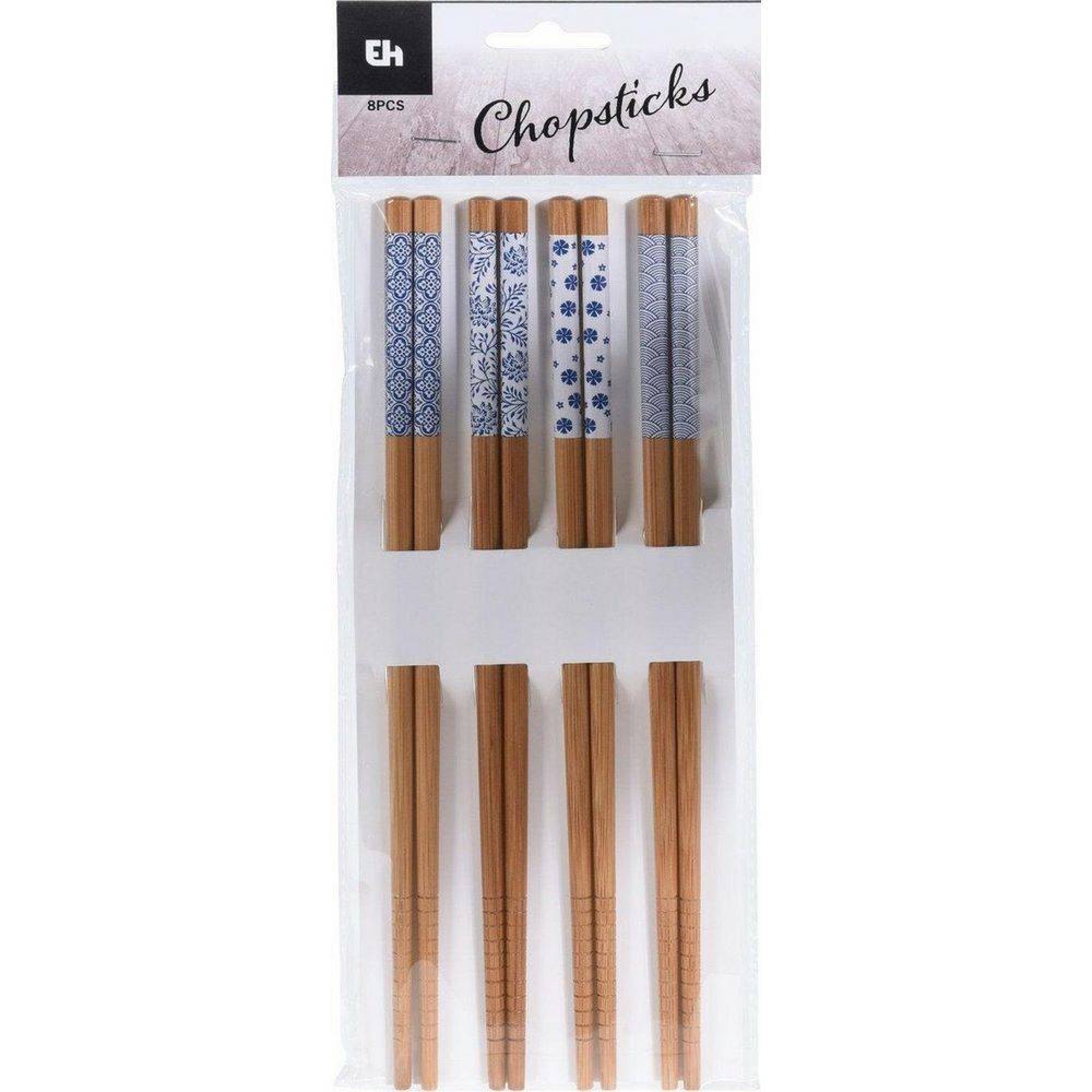 سێتی چیلکەی خواردنی بامبۆ ٨ دانە